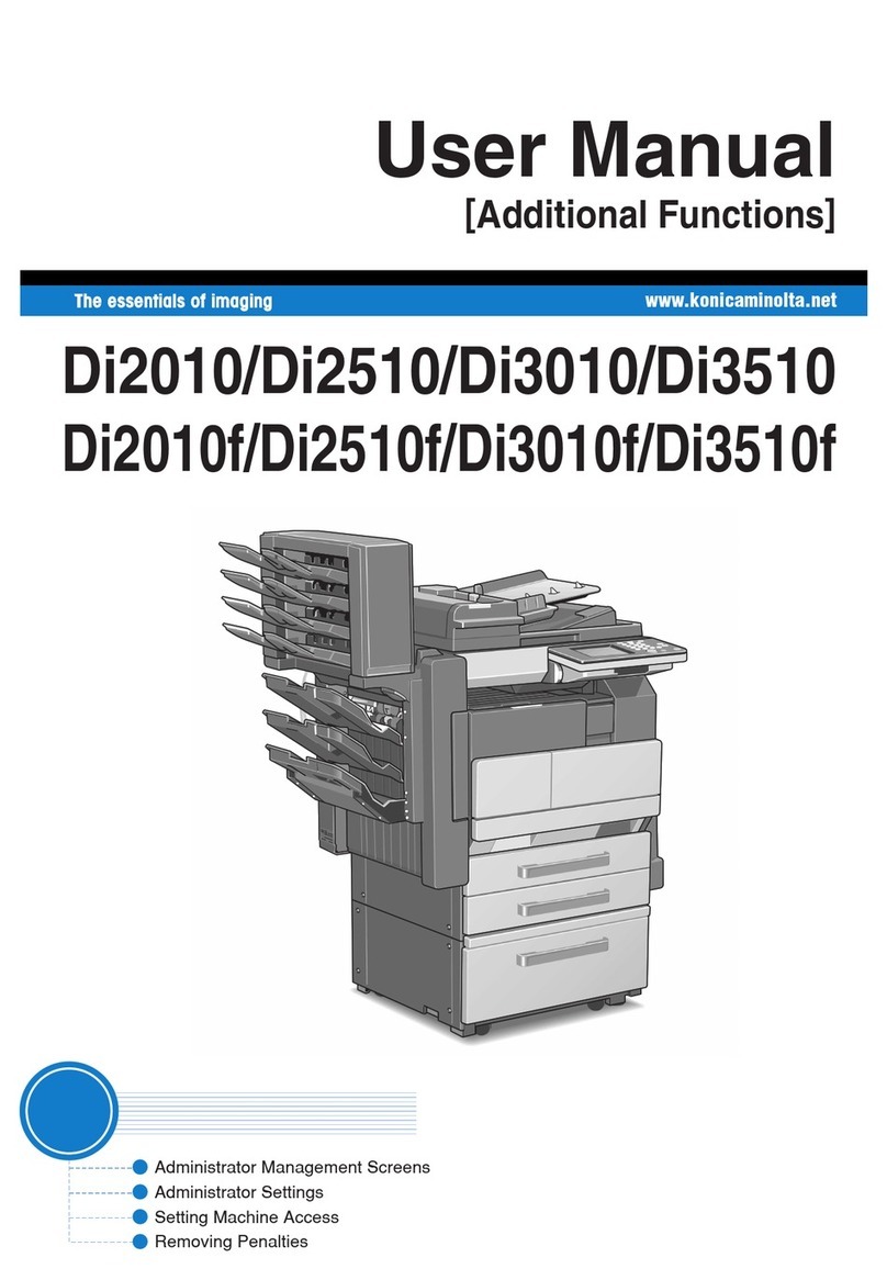 Konica Minolta Di2010f user manual