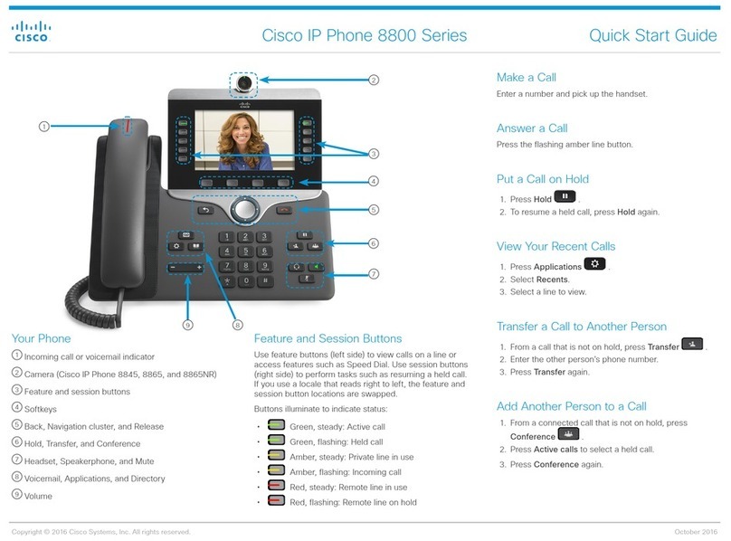 Cisco 8800 Series User manual