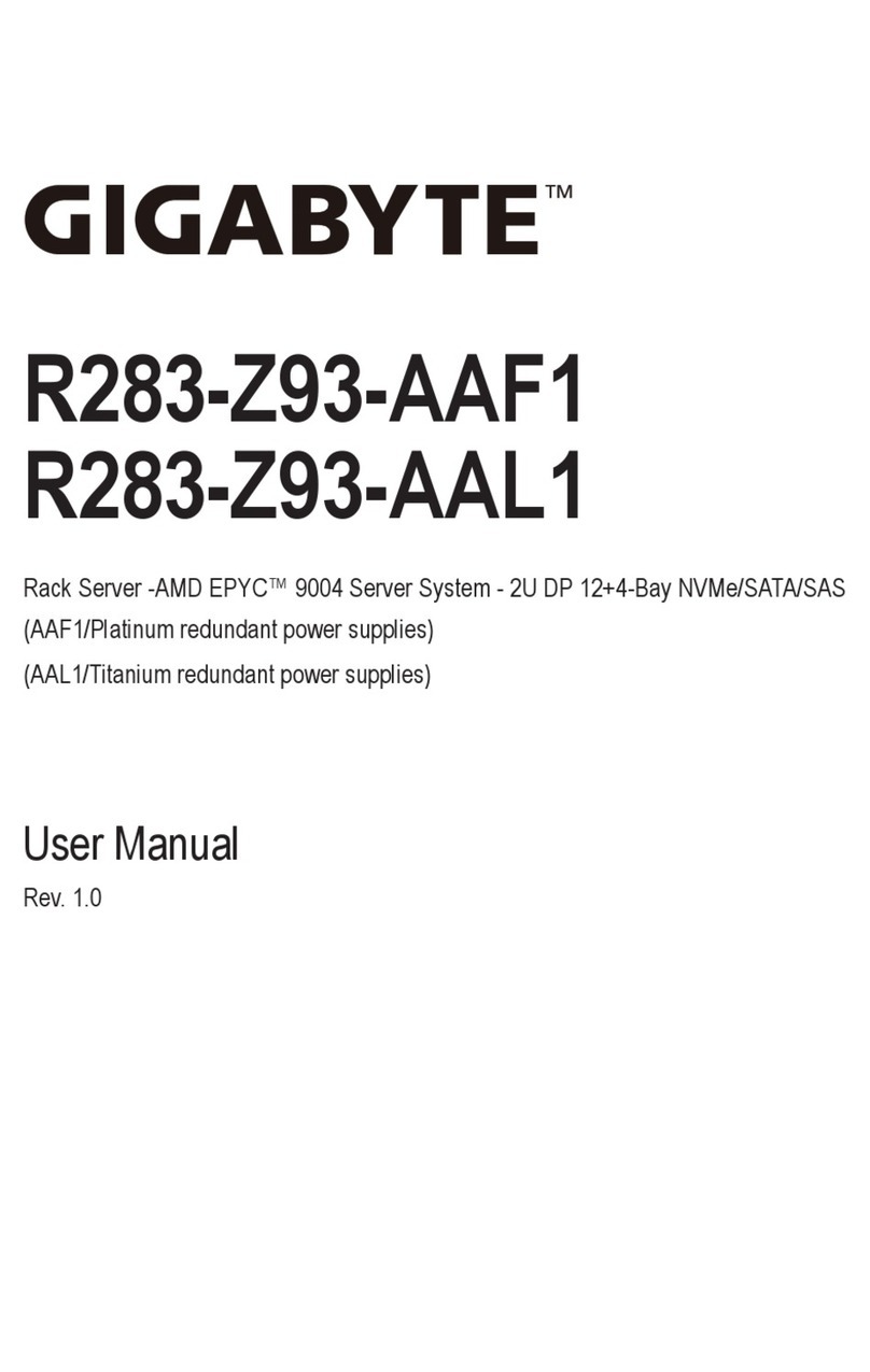 Gigabyte R283-Z93-AAL1 User manual
