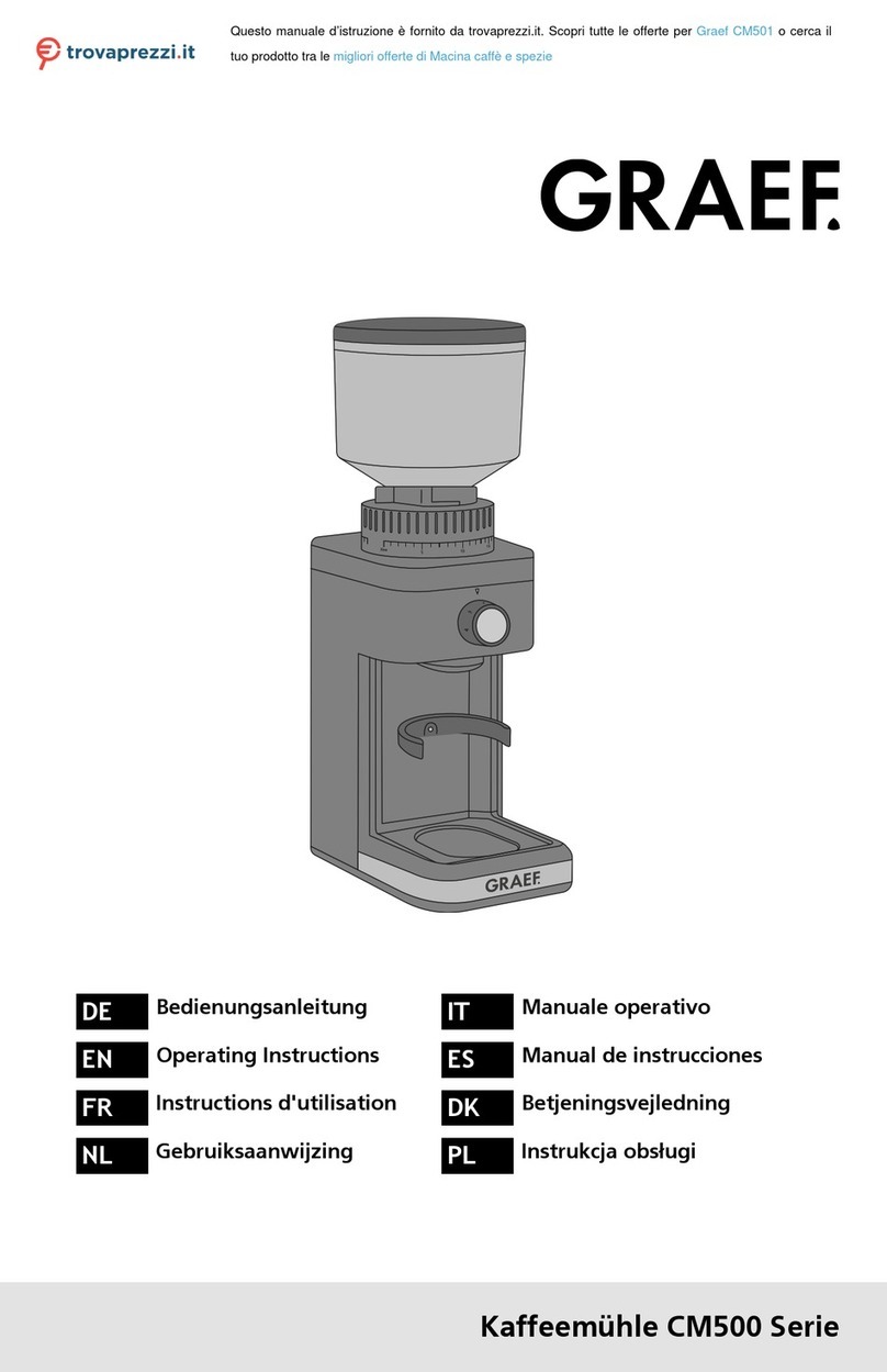 Graef CM501 operating instructions