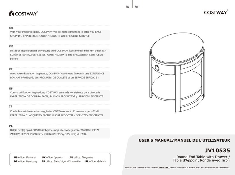 Costway JV10535 User manual