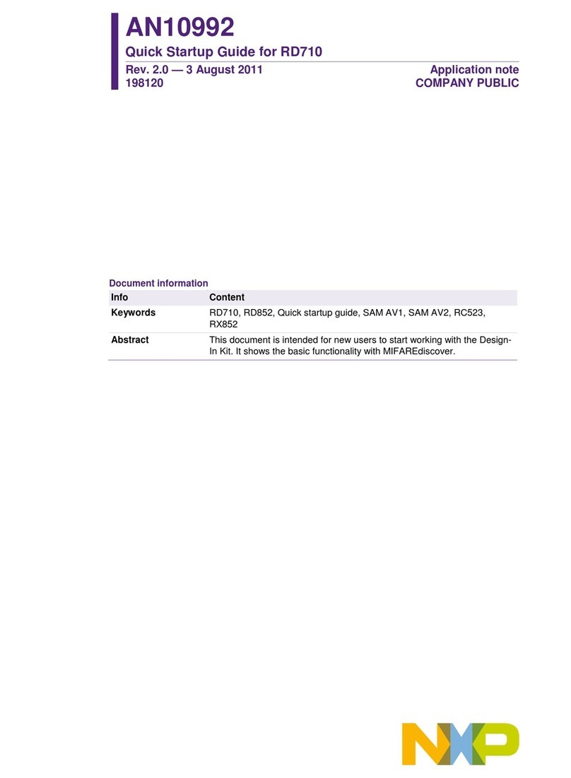NXP Semiconductors RD710 User manual