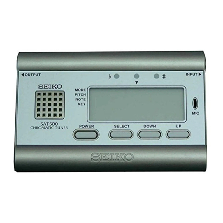 Seiko SAT500 User manual