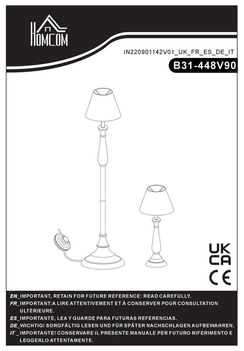 HOMCOM B31-448V90 User manual