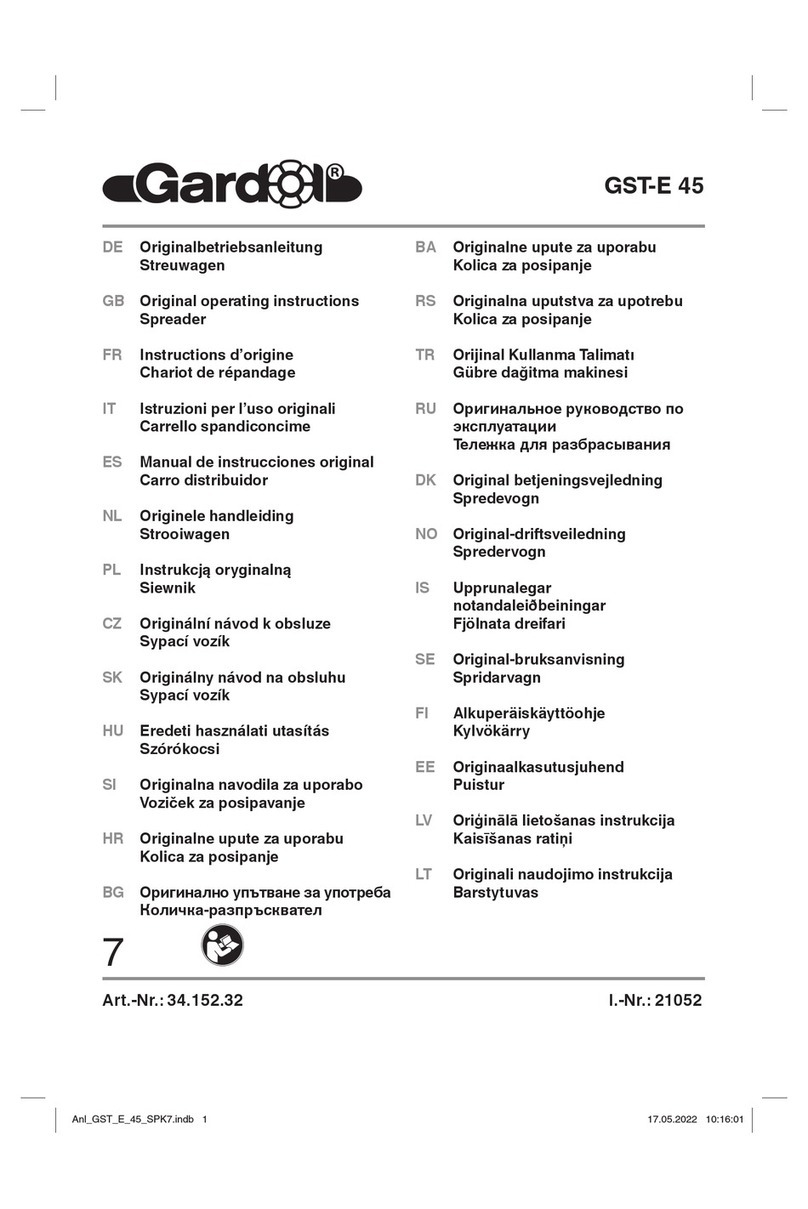 Gardol GST-E 45 User manual