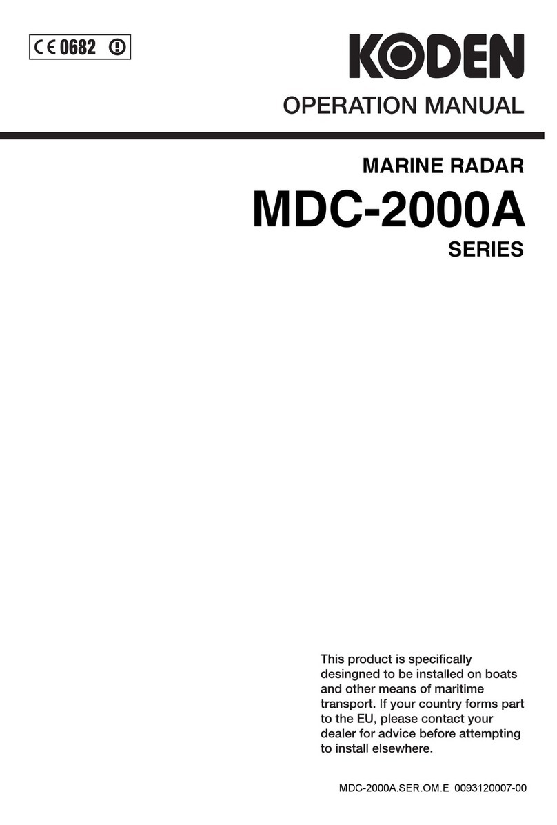 Koden MDC-2000A Series User manual