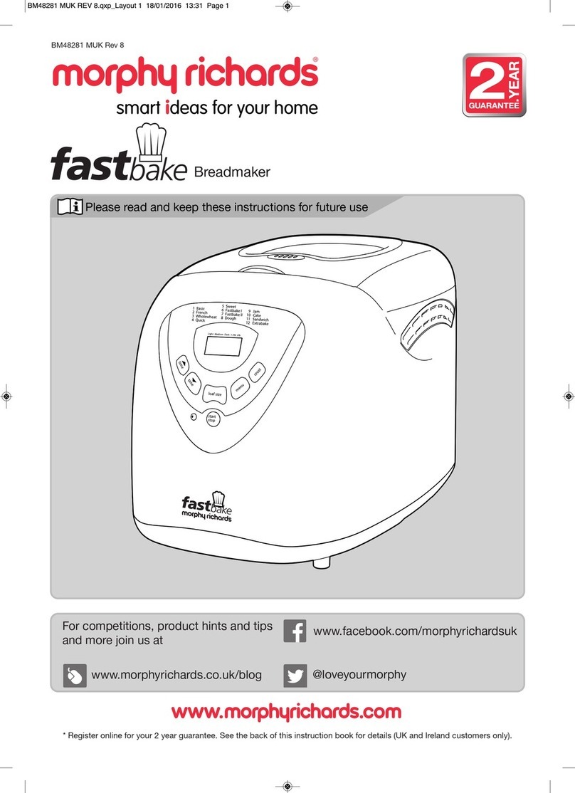 Morphy Richards fastbake BM48281 User manual