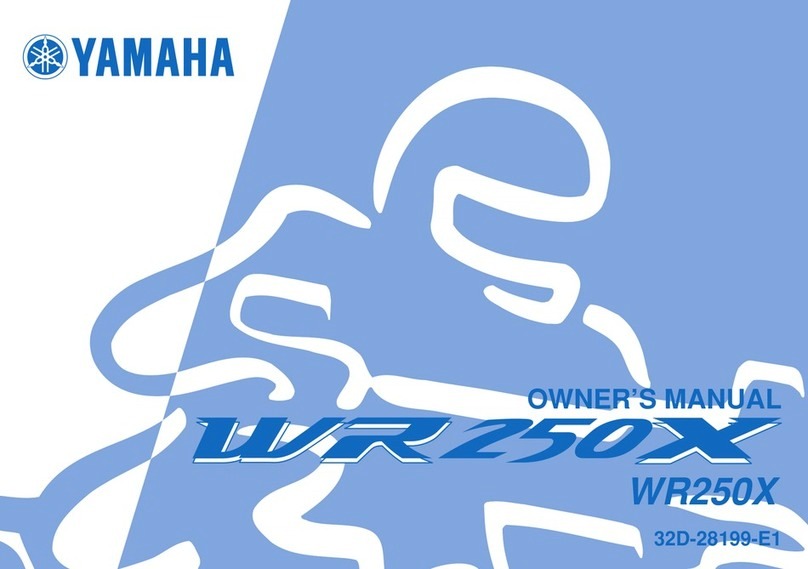 Yamaha WR250X 2007 User manual