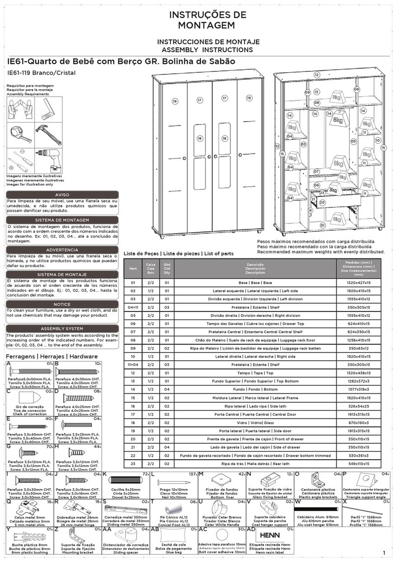 HENN IE61-119 Assembly instructions