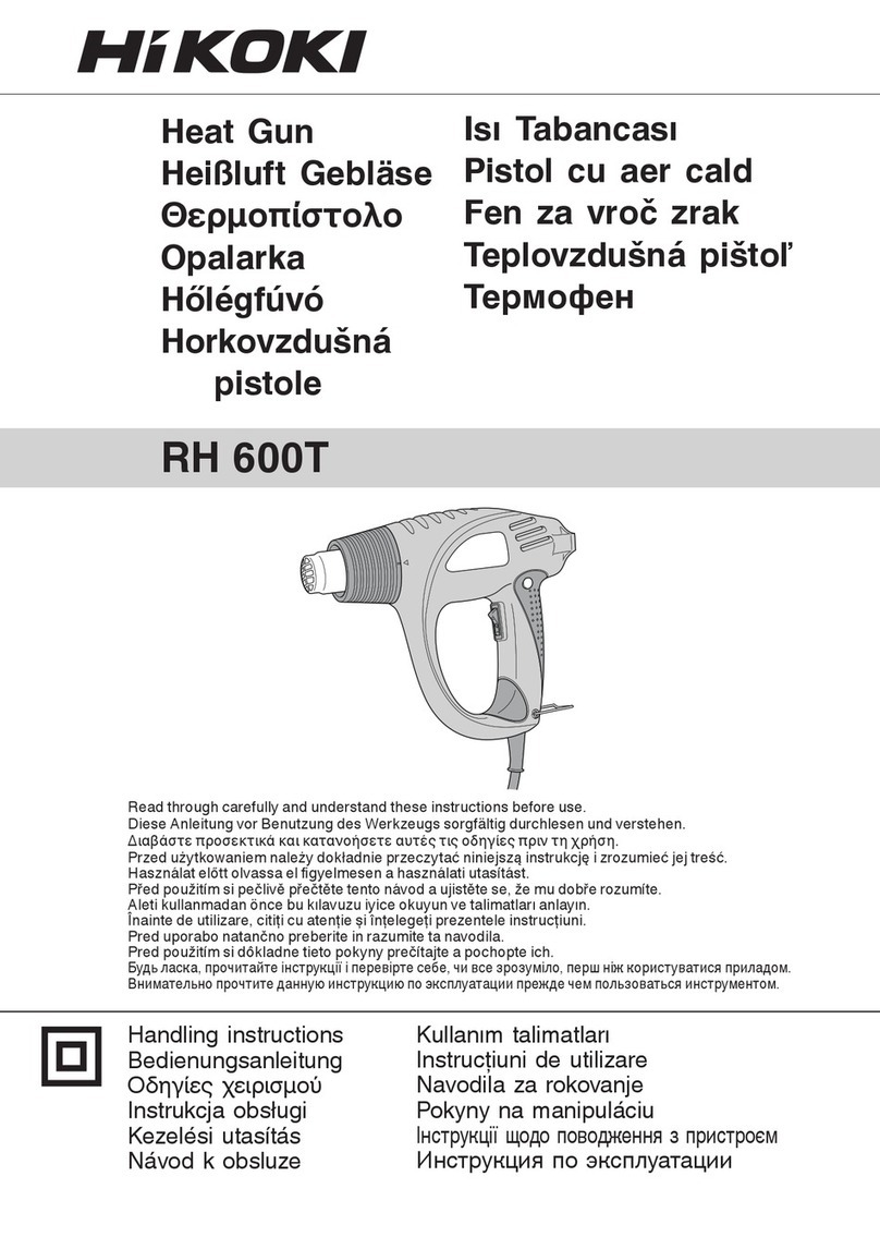 HIKOKI RH 600T User manual