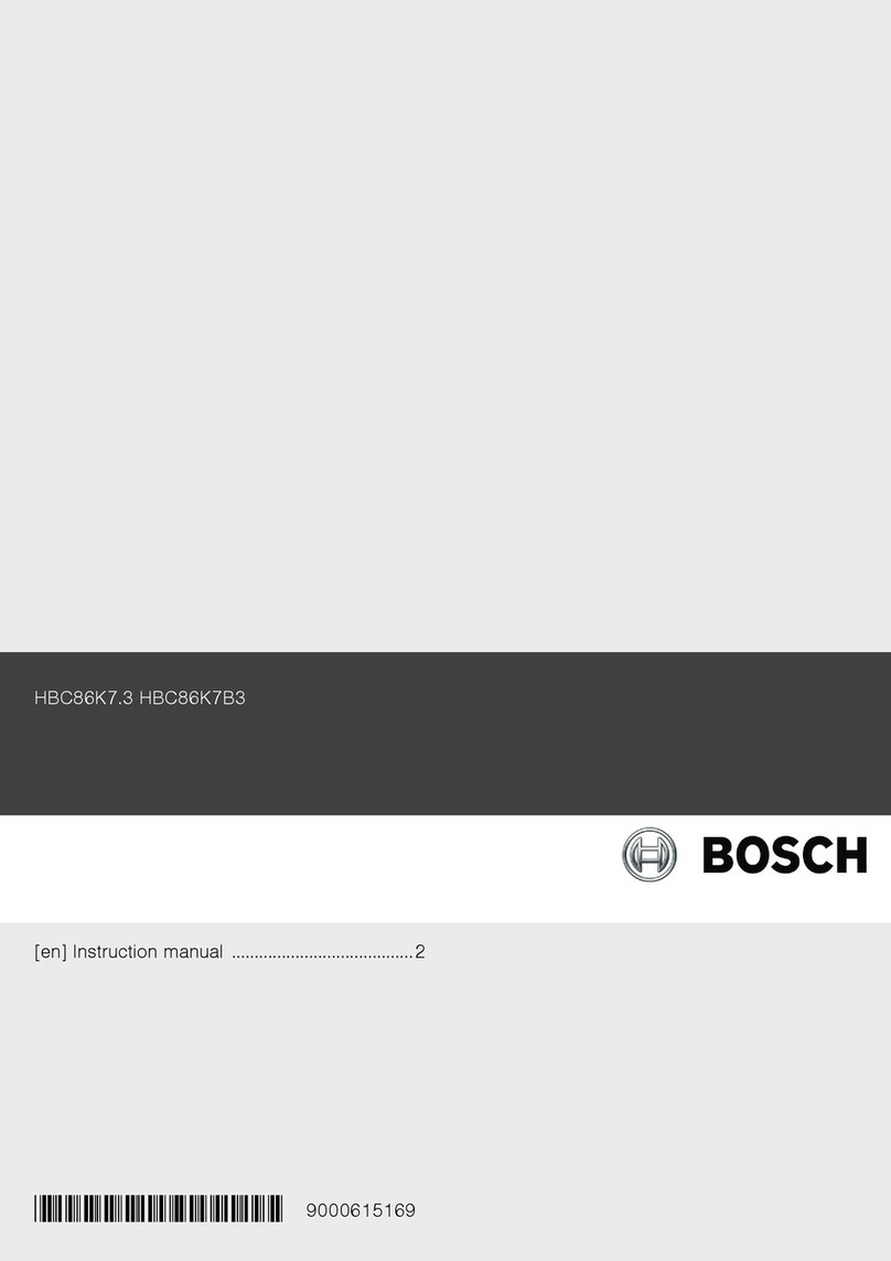 Bosch HBC86K7 3 Series instruction manual
