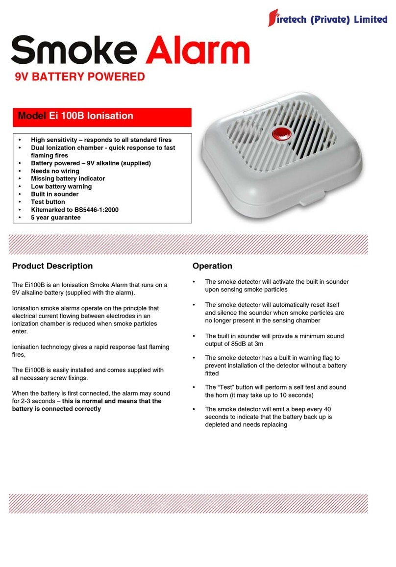 FIRETECH Ei 100B Ionisation manual