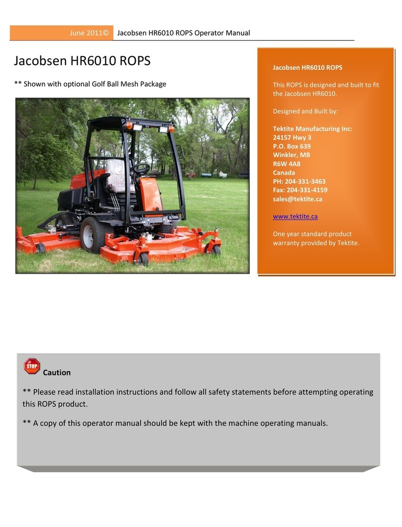 Jacobsen Ransomes HR 6010 User manual