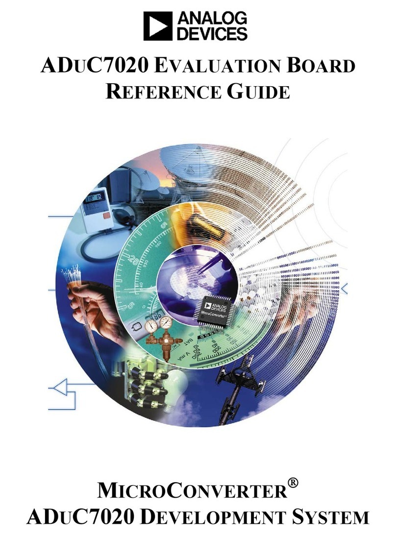 Analog Devices MICROCONVERTER ADUC7020 User manual Analog Devices MICROCONVERTER ADUC7020 User manual