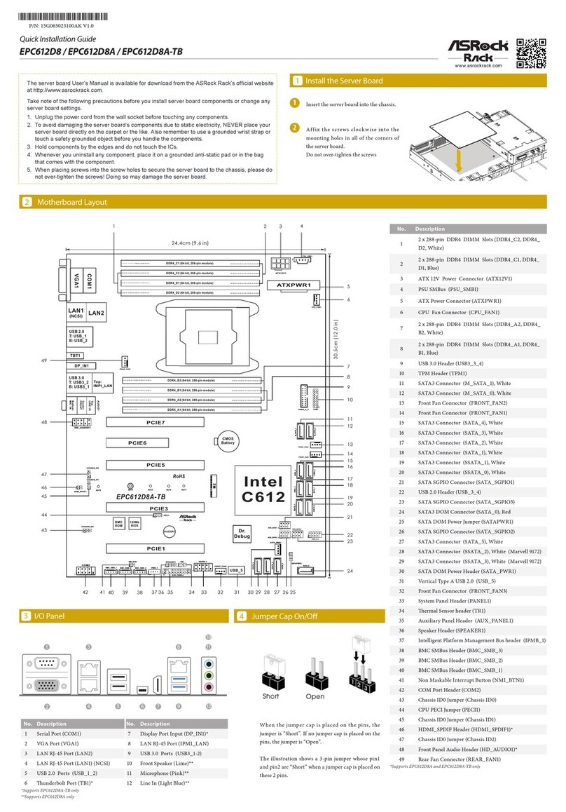 ASROCK EPC612D8 User manual
