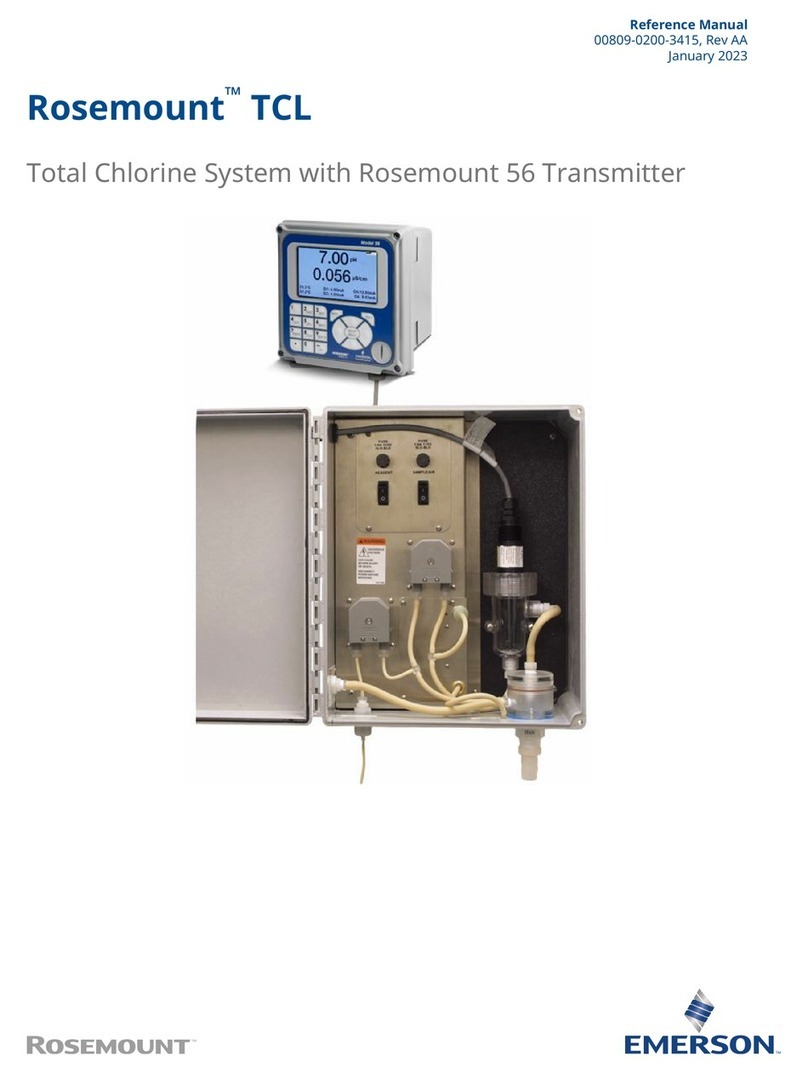 Emerson Rosemount TCL Reference manual