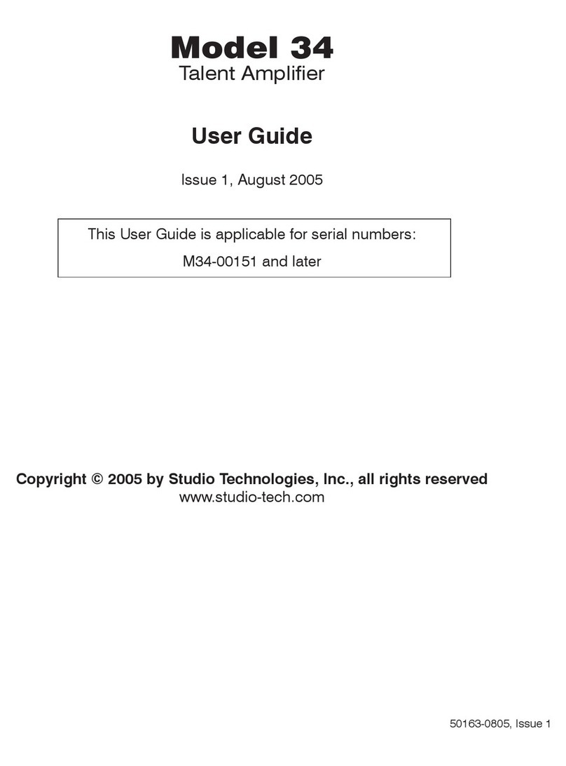 Studio Technologies 34 user guide