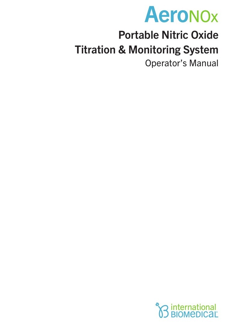 International Biomedical AeroNOx Operator's manual International Biomedical AeroNOx Operator's manual