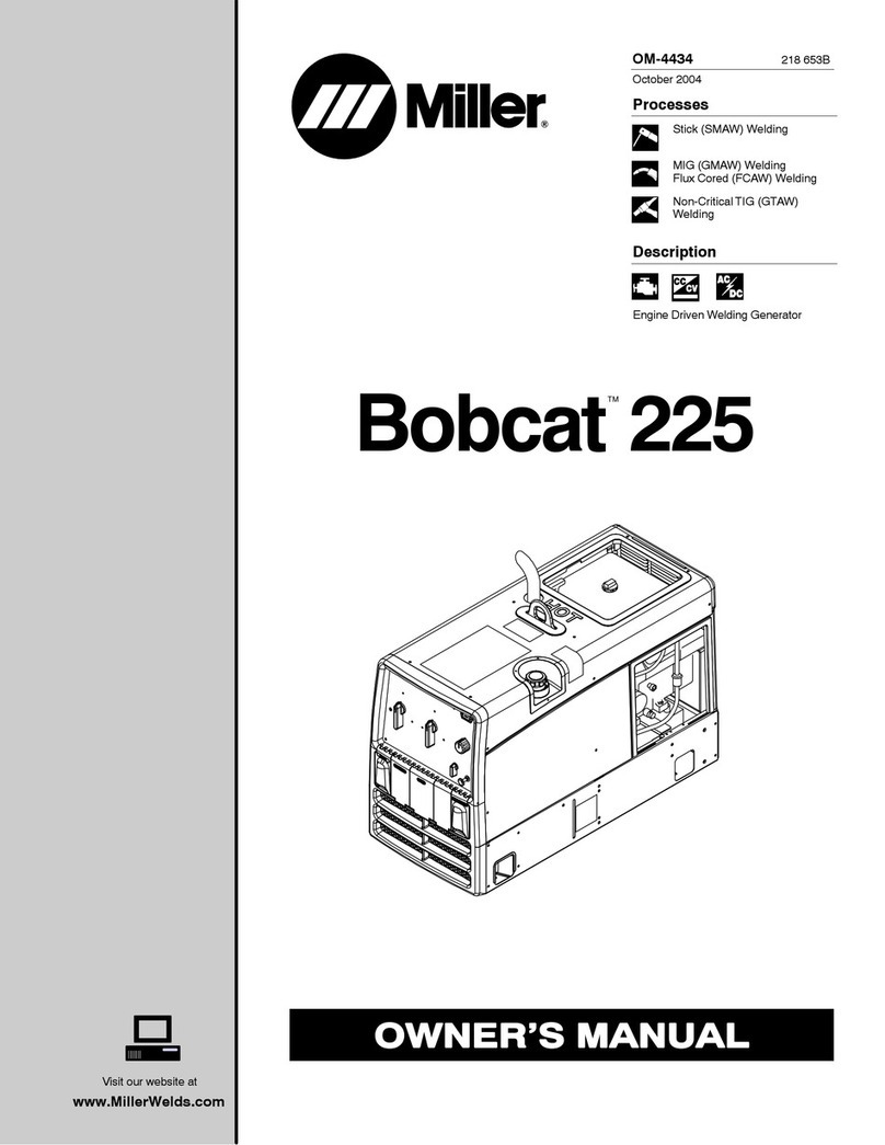 Miller Bobcat 225 owner's manual