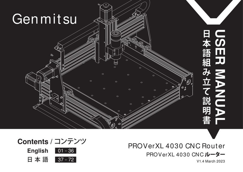 Genmitsu PROVerXL 4030 CNC user manual