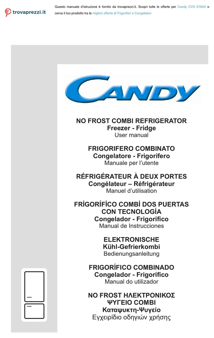 Candy CVS 6184X User manual