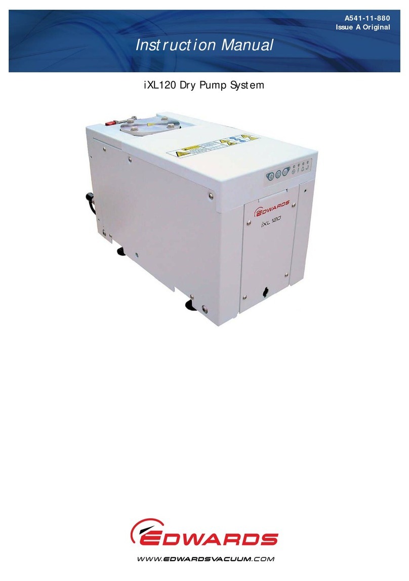 Edwards iXL120 instruction manual