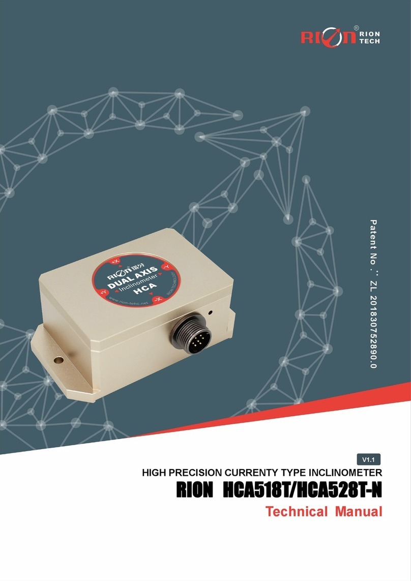 Rion HCA518T User manual