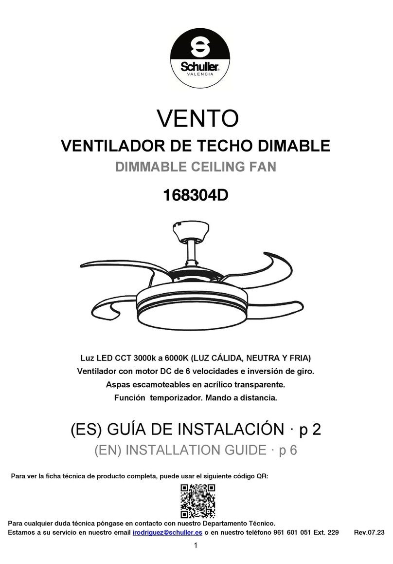 Schuller 168304D User manual