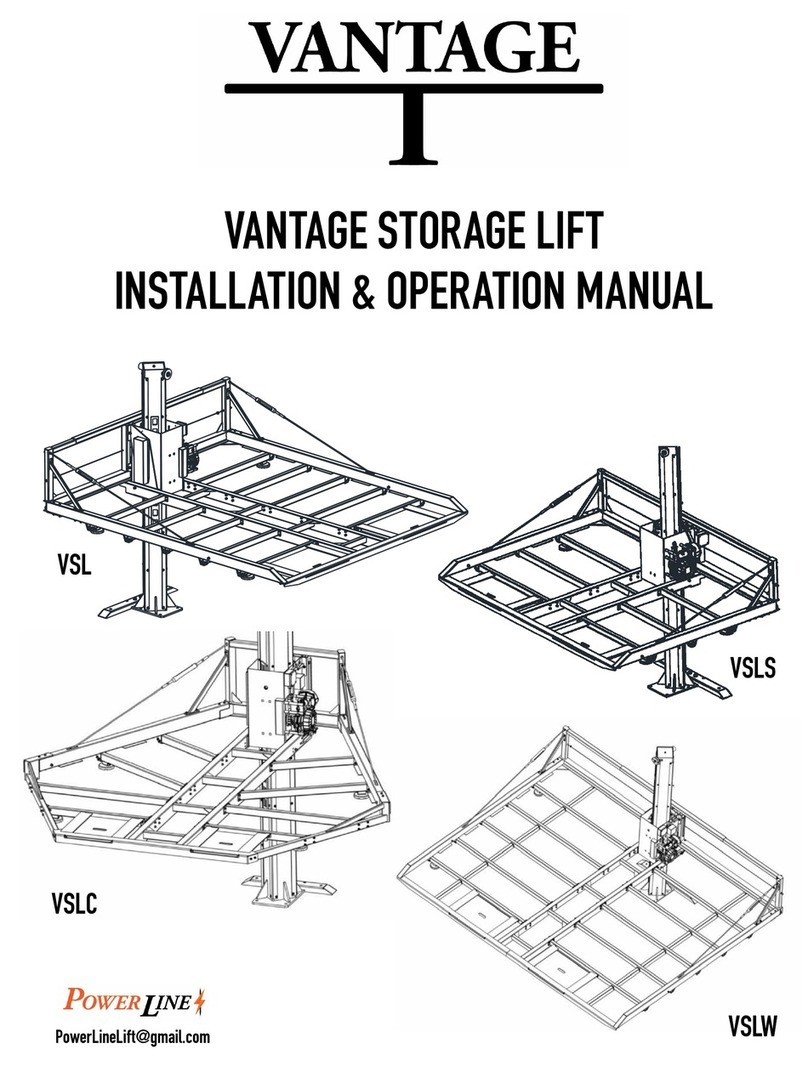 Powerline VANTAGE VSL Installation & operation manual Powerline VANTAGE VSL Installation & operation manual