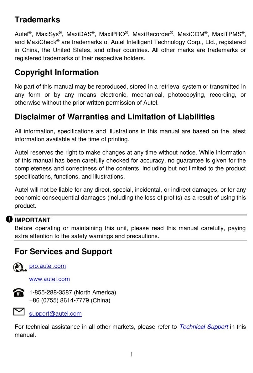 Autel MaxiPRO MP900-TS User manual