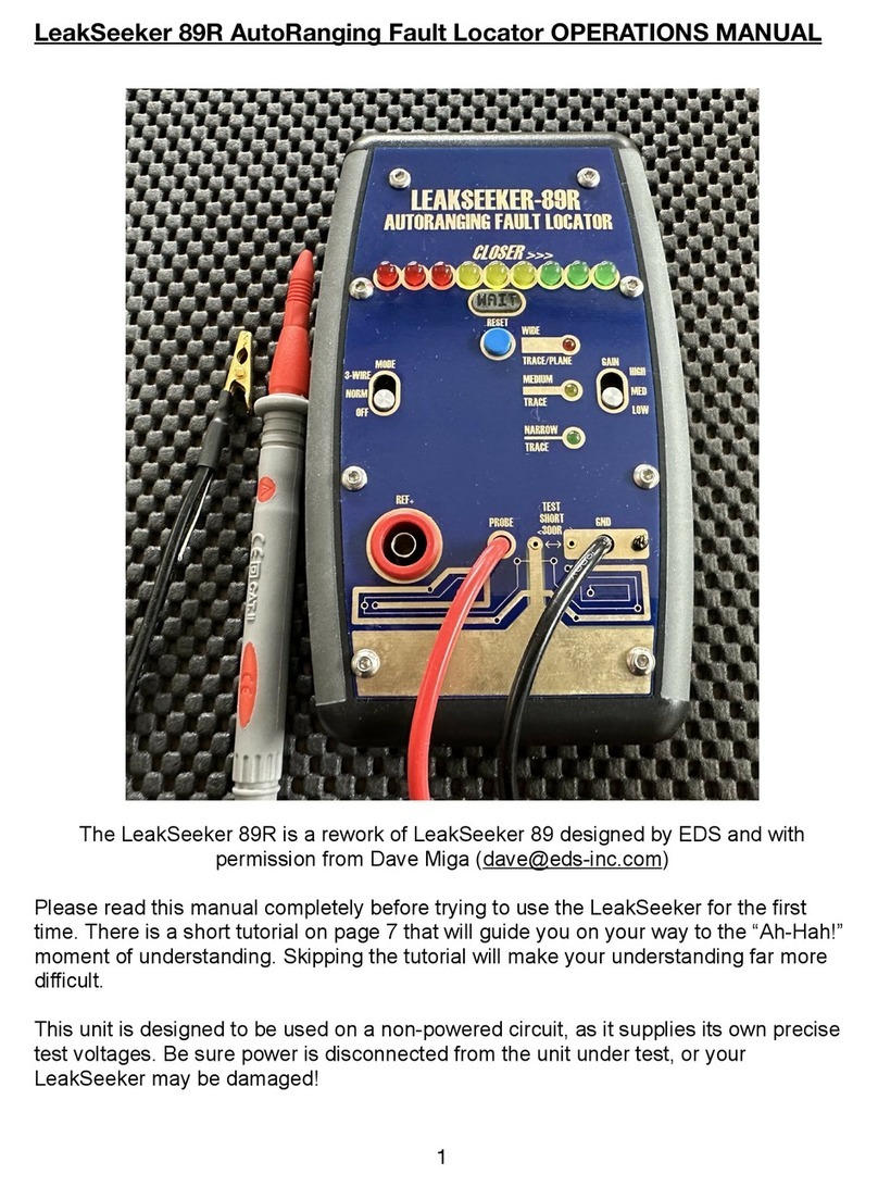 EDS LeekSeeker 89R Operation manual