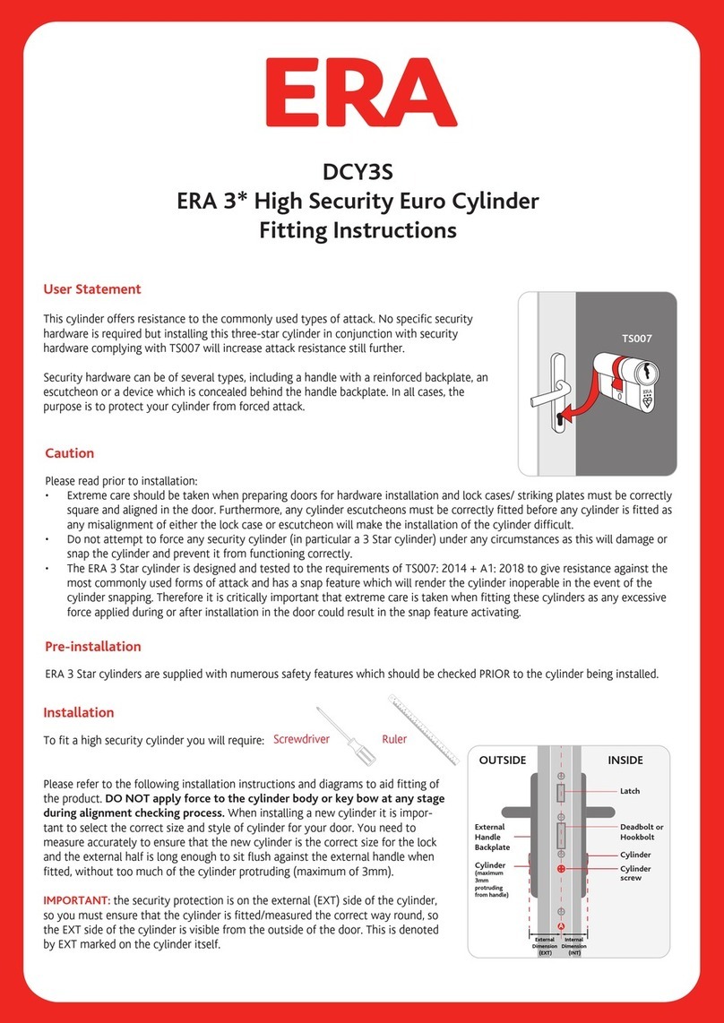 ERA DCY3S quick start guide