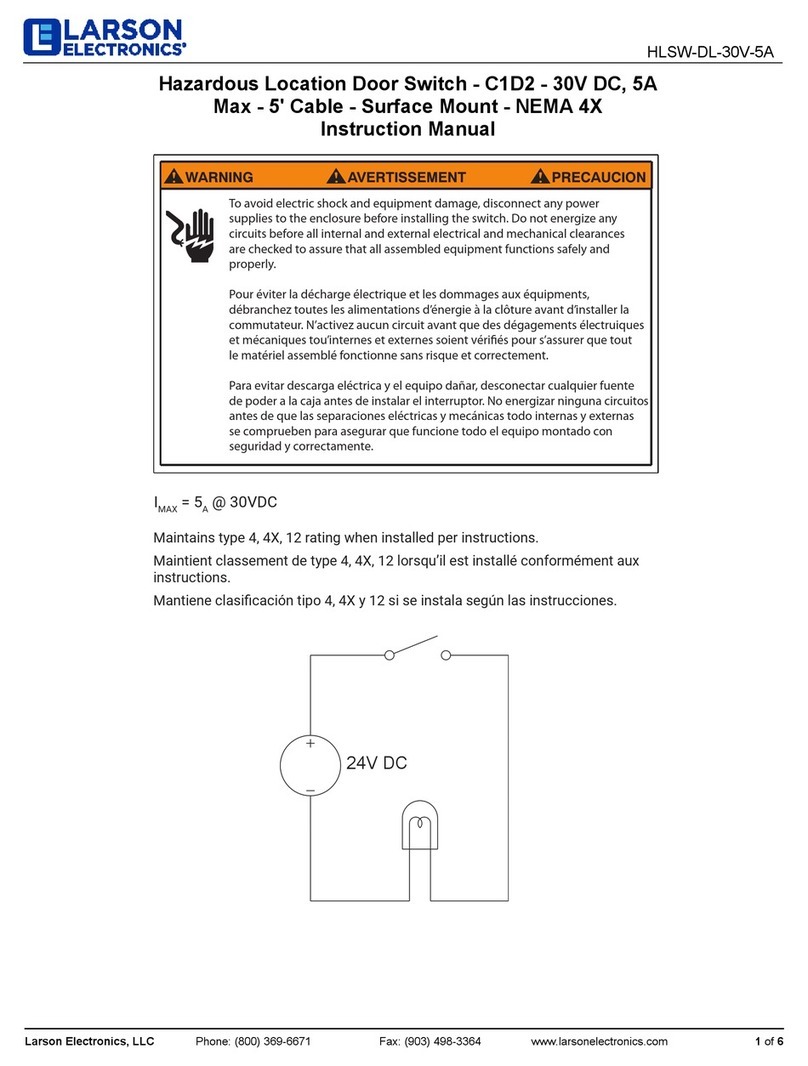 Larson Electronics C1D2 User manual Larson Electronics C1D2 User manual