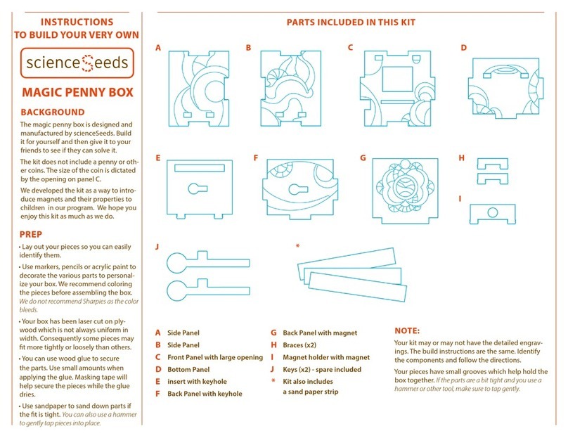 ScienceSeeds MAGIC PENNY BOX quick start guide