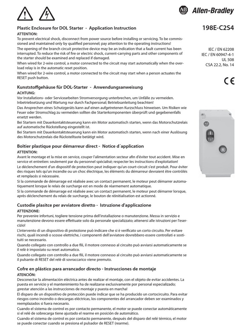 Allen-Bradley 198E-C2S4 User manual