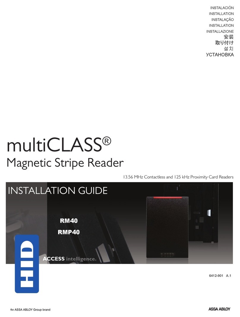 Assa Abloy RM40 User manual