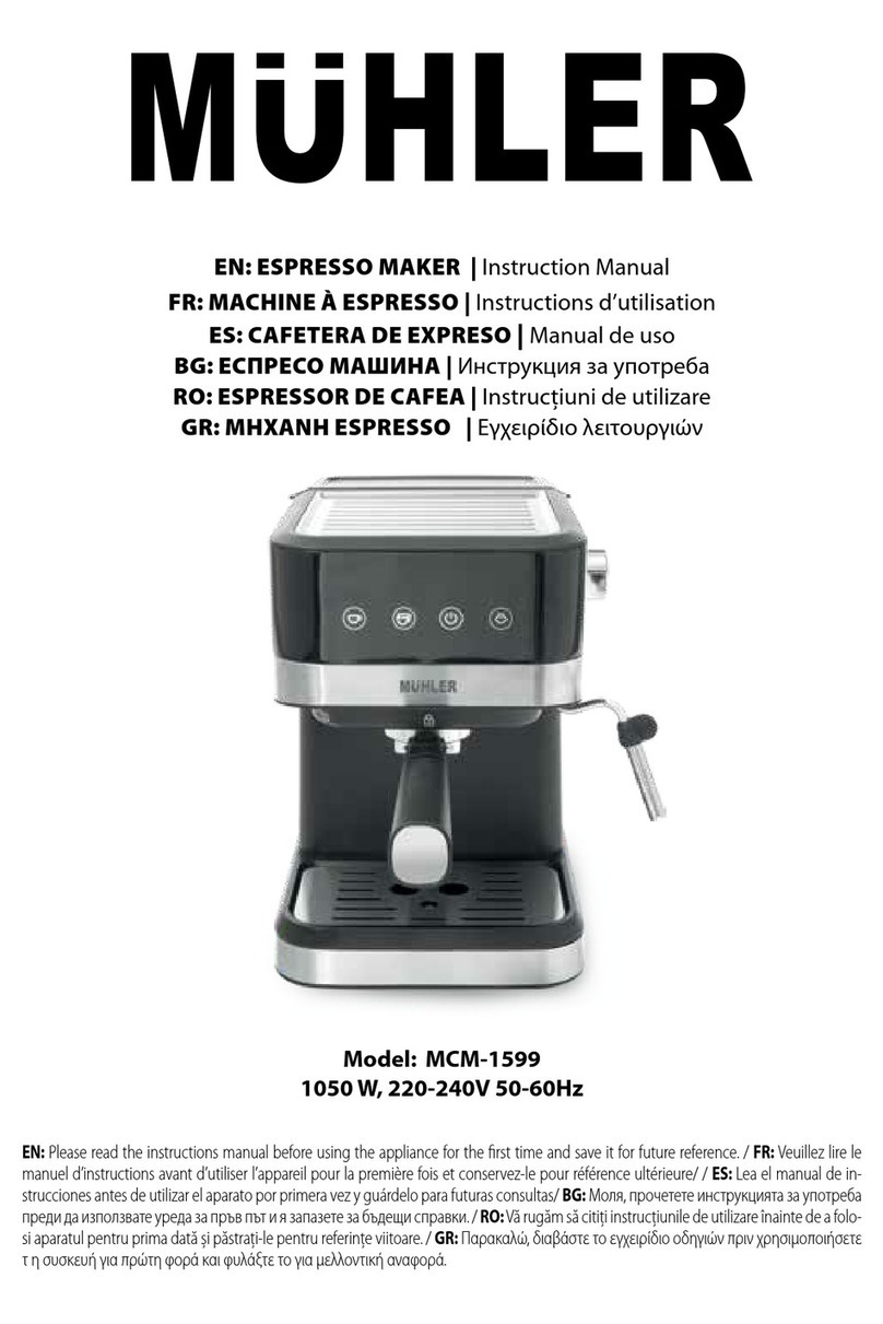 MUHLER MCM-1599 instruction manual