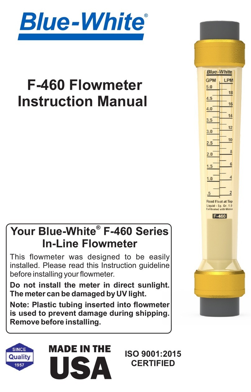 Blue-White F-460 Series User manual