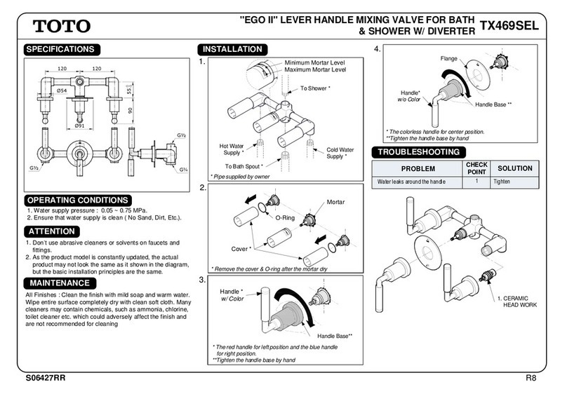 Toto EGO II quick start guide