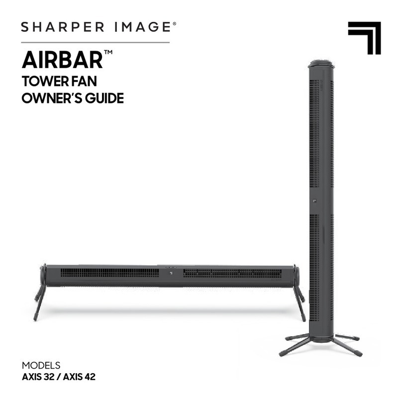 Sharper Image AIRBAR AXIS 32 User manual