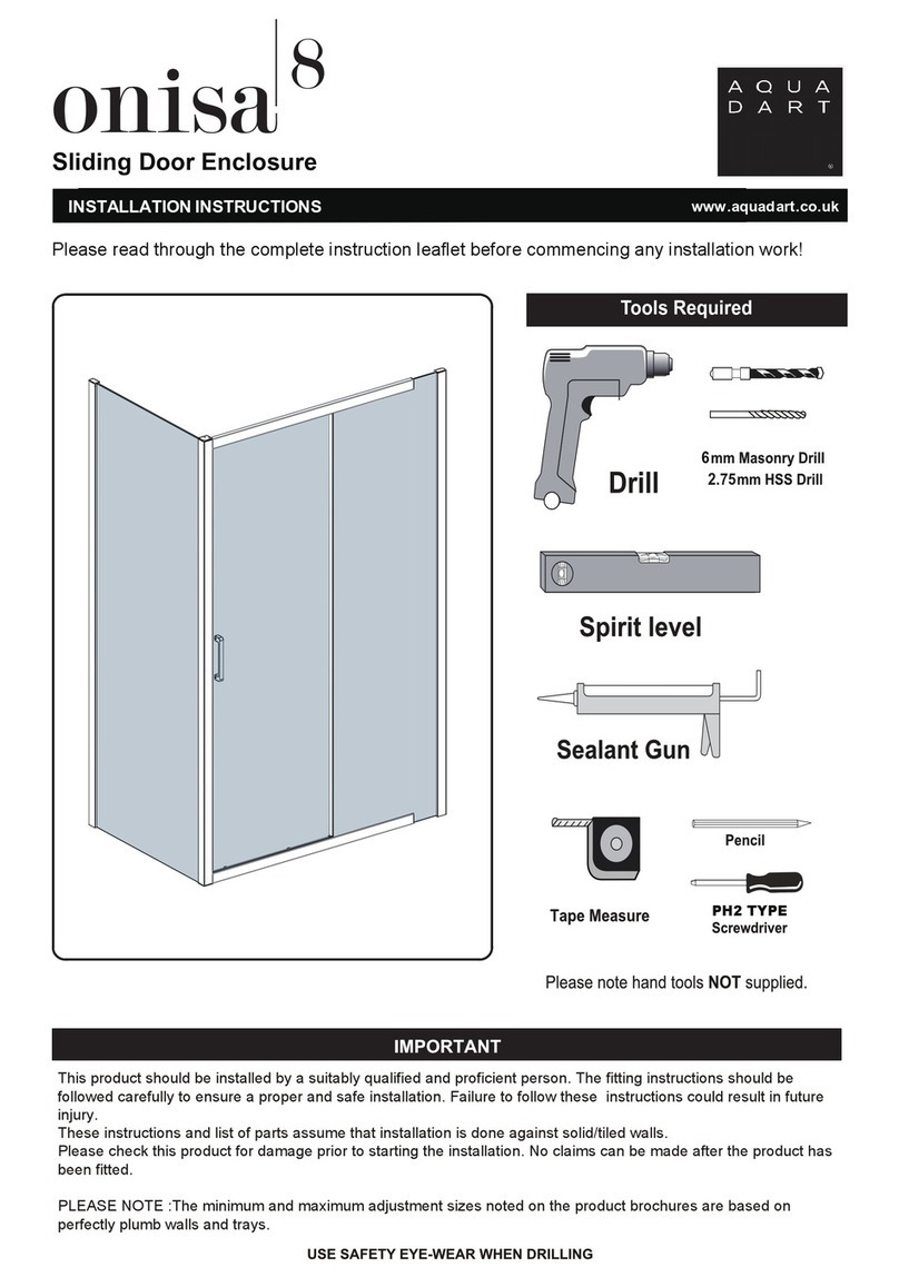Aquadart onisa8 installation instructions
