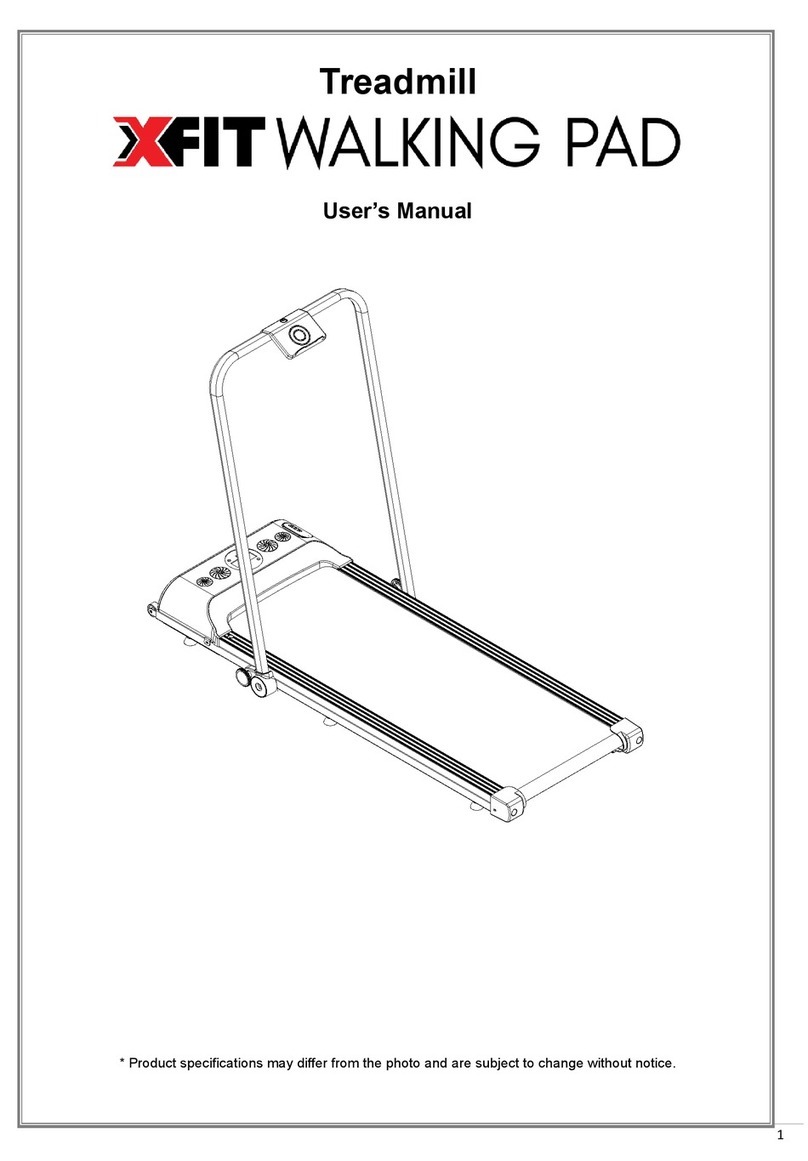Xtreme XFIT WALKING PAD user manual
