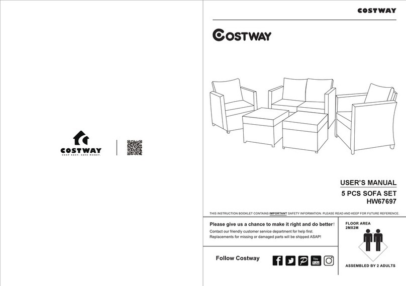 Costway HW67697 user manual Costway HW67697 user manual