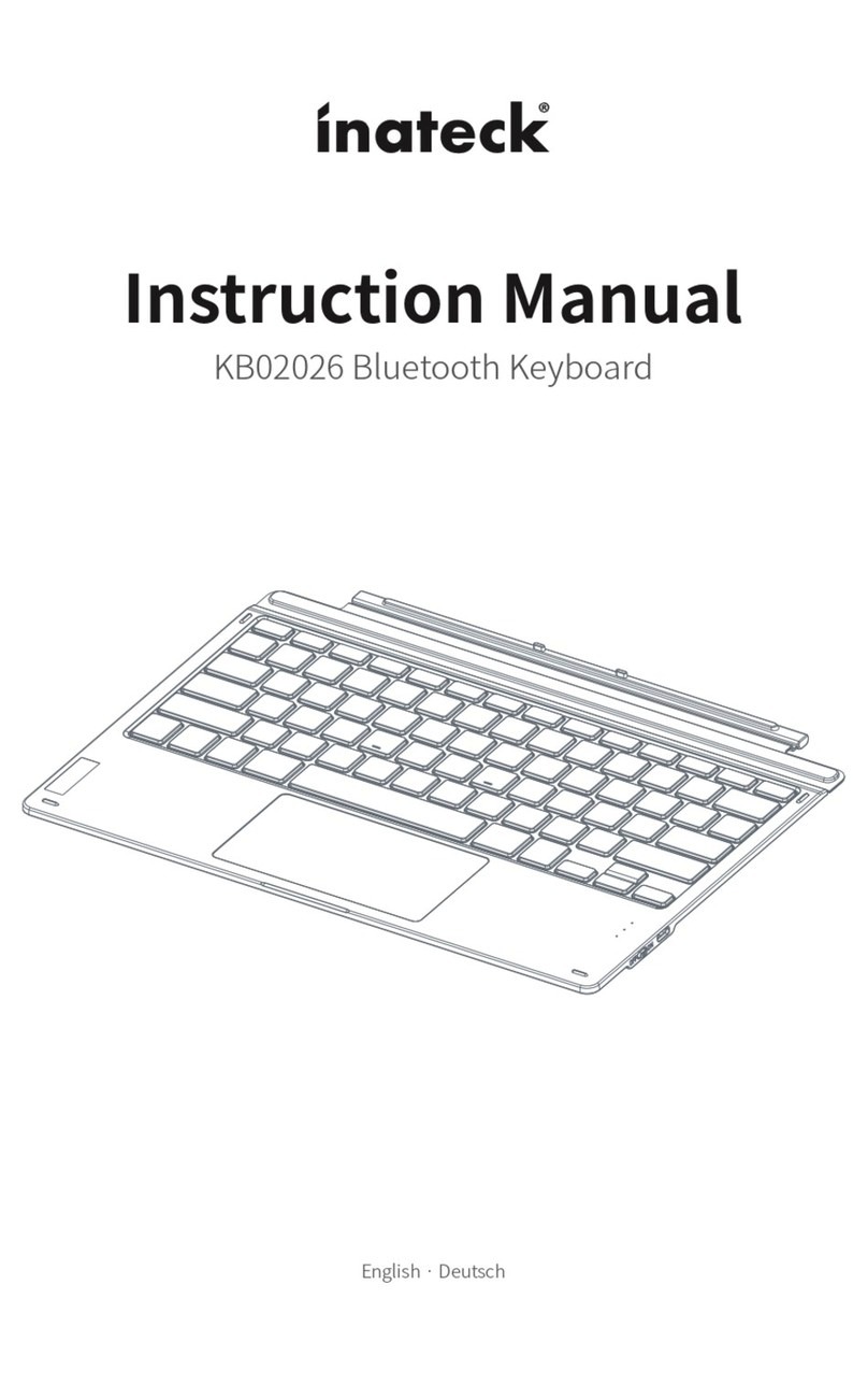 Inateck KB02026 User manual Inateck KB02026 User manual