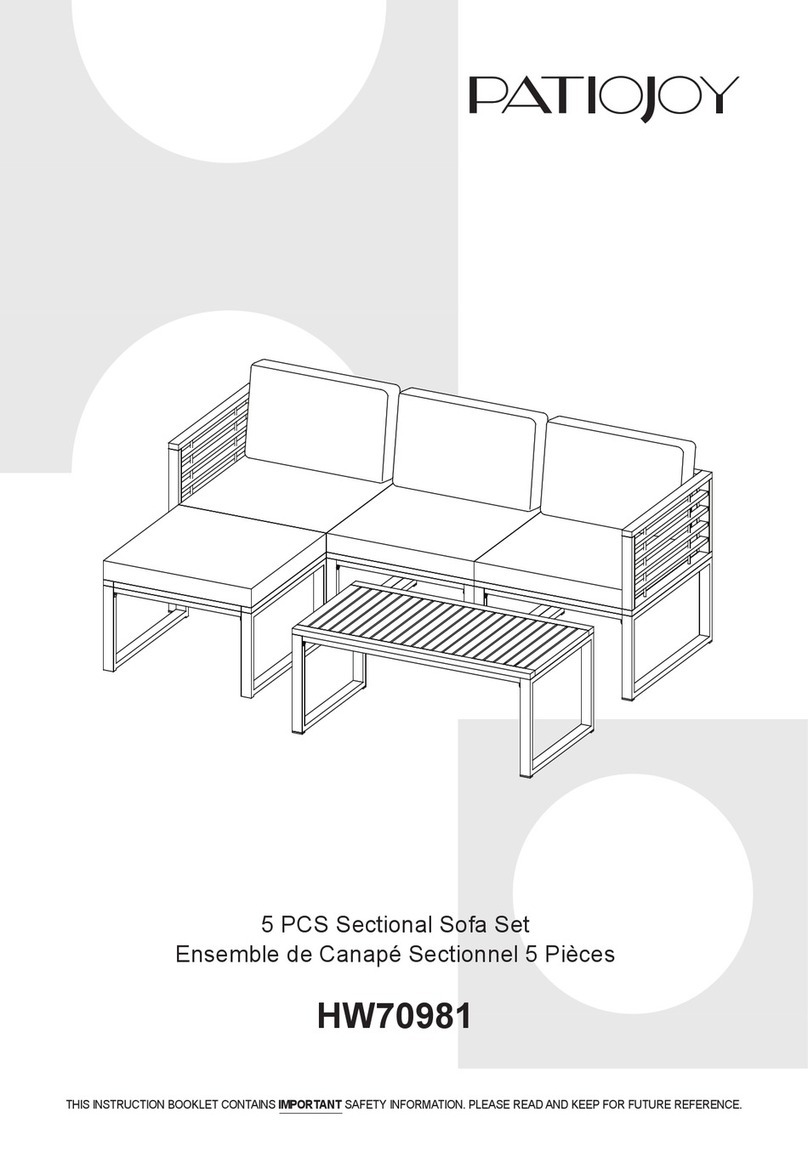 PATIOJOY HW70981 User manual