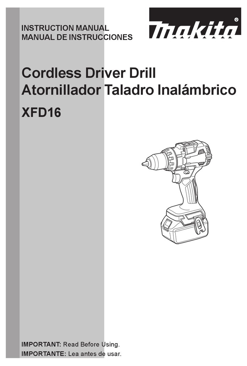 Makita XFD16 User manual