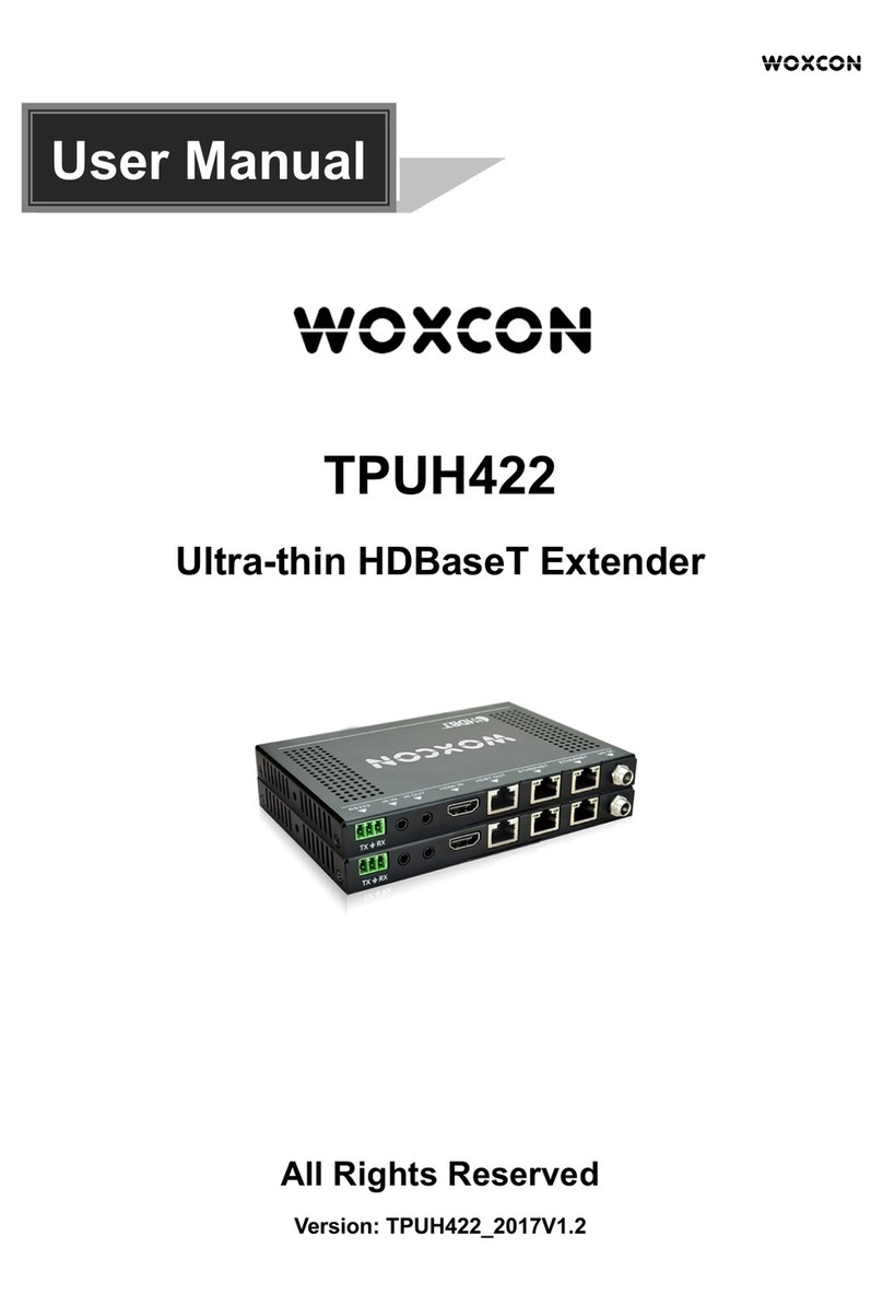 Woxcon TPUH422 User manual