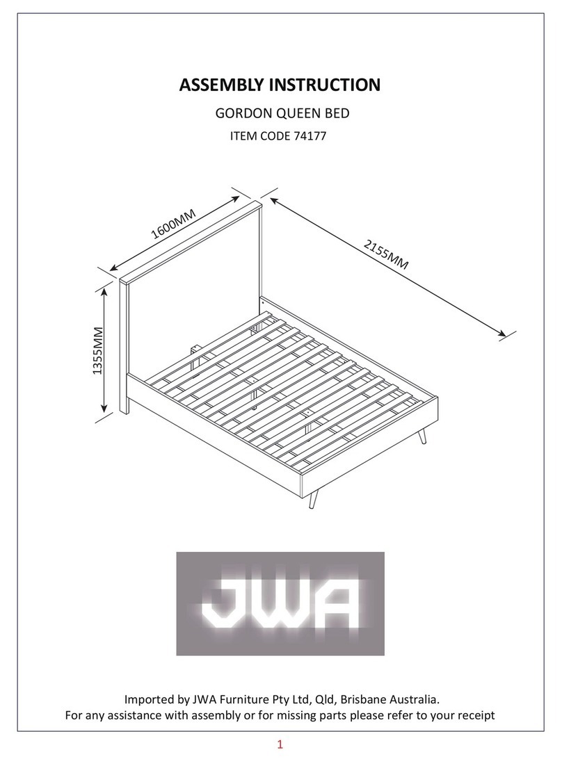 JWA GORDON 74177 Assembly instruction
