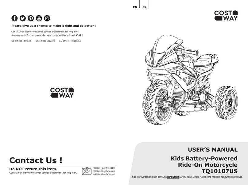 Costway TQ10107US user manual