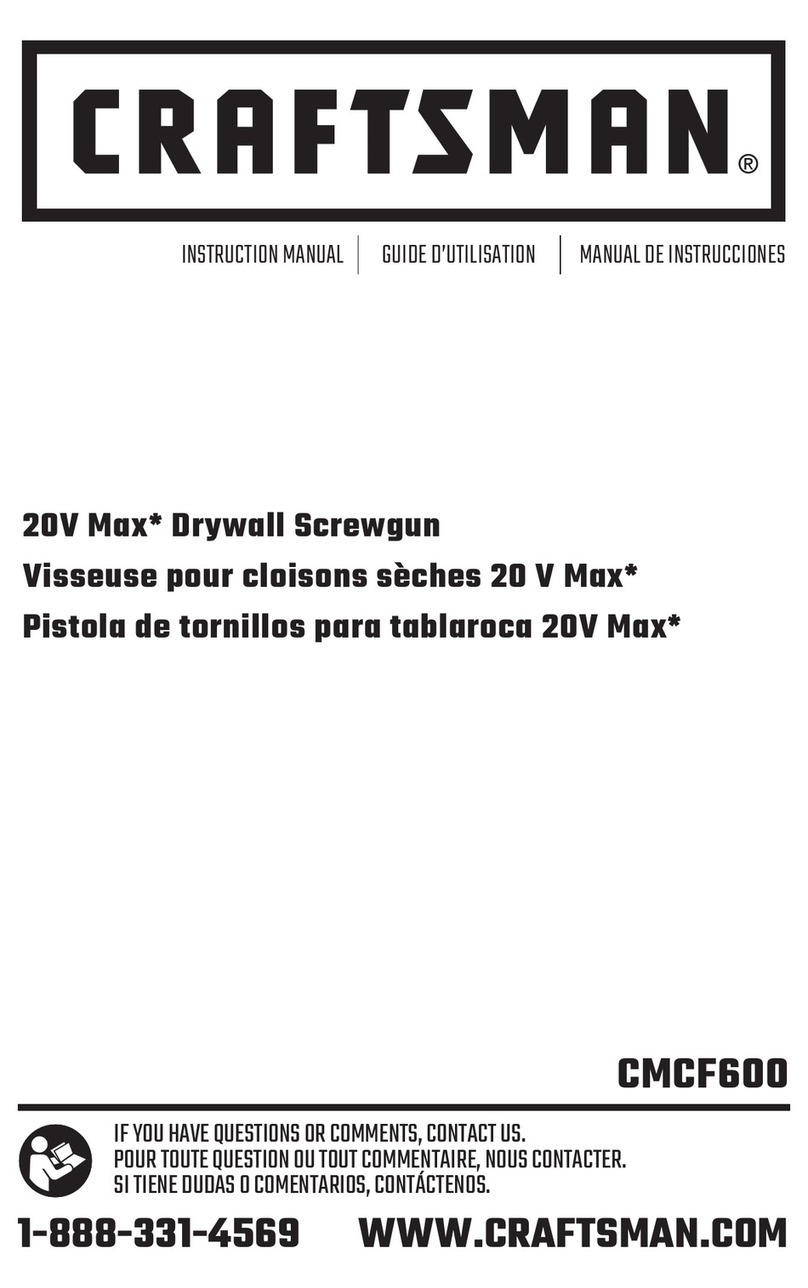 Craftsman CMCF600 instruction manual